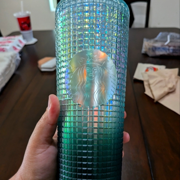 teal gradient Starbucks tumbler - Picture 1 of 2